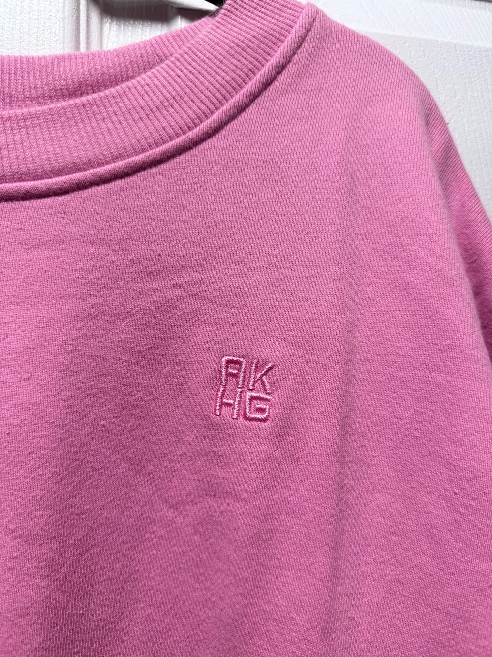 Women’s 1X Pink Embroidered Crewneck Sweatshirt - Alaskan Hardgear